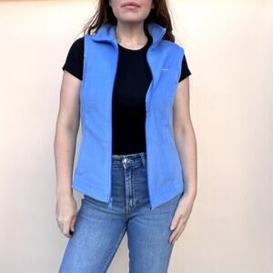 Women's Columbia Sawyer Rapids 2.0 Blue Fleece Vest Size S